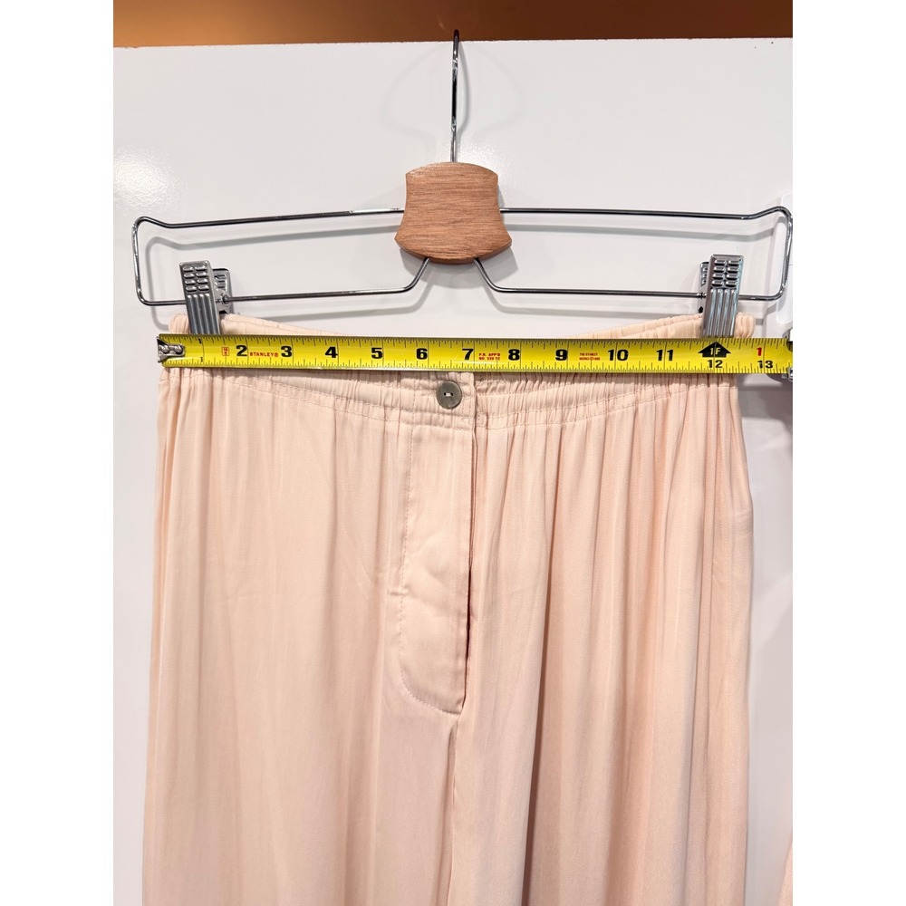 Free People Intimately Satin Pajama Set Sugar Pink Red Piping XS NEW - Picture 12 of 14